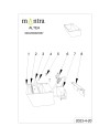 ALTEA * APLIQUE LED BLANCO 15W - 4000K